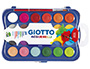ACUARELA GIOTTO 24 COLORES CON PINCEL ESTUCHE DE PLASTICO