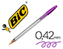 BOLIGRAFO BIC CRISTAL FUN MORADO PUNTA 1,6 MM