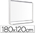 PIZARRA BLANCA BI-OFFICE LACADA CON BANDEJA INTEGRADA 180X120 CM