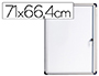 VITRINA DE ANUNCIOS BI-OFFICE FONDO MAGNETICO EXTRAPLANA DE INTERIOR 710X664 MM