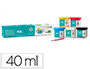 TEMPERA LIDERPAPEL ESCOLAR 40 ML CAJA 5 COLORES SURTIDOS + PINCEL