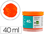TEMPERA LIDERPAPEL ESCOLAR 40 ML NARANJA