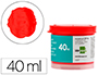 TEMPERA LIDERPAPEL ESCOLAR 40 ML ROJO