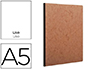 LIBRETA AGE-BAG TAPA CARTULINA LOMO COSIDO LISO 96 HOJAS COLOR HAVANA 148X210 MM