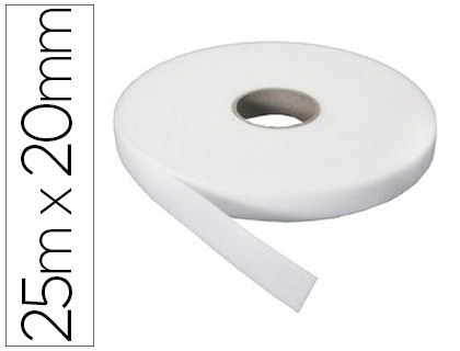 CINTA DE VELCRO ADHESIVO SUMO DIDACTIC RUGOSA ROLLO 25 M X 20 MM