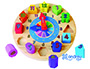 PUZLE ANDREUTOYS RELOJ MADERA FIGURAS GEOMETRICAS 22X4 CM