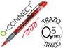 ROTULADOR Q-CONNECT ROLLER BALL ROJO 0,5 MM