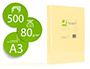 PAPEL COLOR Q-CONNECT DIN A3 80GR CHAMPAGNE PAQUETE DE 500 HOJAS