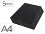 CARTON PLUMA LIDERPAPEL NEGRO DOBLE CARA DIN A4 ESPESOR 5 MM