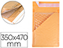 SOBRE BURBUJAS CREMA Q-CONNECT K/7 350 X 470 MM CAJA DE 50
