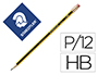 LAPICES DE GRAFITO STAEDTLER NORIS N.2 HB CON GOMA DE BORRAR UNIDAD