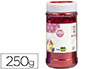 PURPURINA LIDERPAPEL FANTASIA COLOR ROJO METALIZADO BOTE DE 250 GR