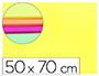 GOMA EVA LIDERPAPEL 50X70CM 60G/M2 ESPESOR 2MM FLUOR AMARILLO