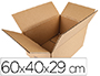 CAJA PARA EMBALAR Q-CONNECT AMERICANA CARTON RECICLADO CANAL SIMPLE 5 MM COLOR KRAFT 600X400X290 MM