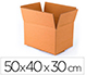 CAJA PARA EMBALAR Q-CONNECT AMERICANA CON FONDO AUTOMATICOCARTON CANAL SIMPLE 3 MM COLORKRAFT 500X400X300 MM