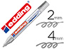 ROTULADOR EDDING PUNTA FIBRA 750 PLATA PUNTA REDONDA 2-4 MM