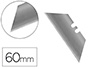 REPUESTO CUTER Q-CONNECT ANCHO PARA MODELOS KF16814/KF16815/KF16816/KF14835 CUCHILLA 18 MM LISTER 10 UNIDADES