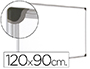 PIZARRA BLANCA BI-OFFICE MAGNETICA MAYA W CERAMICA VITRIFICADA MARCO DE ALUMINIO 120 X 90 CM CON BANDEJA PARA