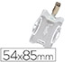 IDENTIFICADOR CON PINZA GIRATORIA DURABLE USO VERTICAL/HORIZONTAL 54X85 MM