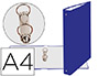 CARPETA DE 2 ANILLAS 30MM REDONDAS EXACOMPTA DIN A4 CARTON FORRADO AZUL