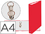 CARPETA DE 2 ANILLAS 30MM REDONDAS EXACOMPTA DIN A4 CARTON FORRADO ROJO