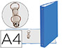 CARPETA DE 2 ANILLAS 30MM REDONDAS EXACOMPTA DIN A4 CARTON FORRADO AZUL CLARO