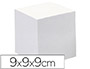 TACO PAPEL QUO VADIS ENCOLADO BLANCO 680 HOJAS 100% RECICLADO 90 G/M2 90X90X90 MM