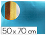 GOMA EVA LIDERPAPEL 50X70 CM ESPESOR 2 MM METALIZADA AZUL CLARO